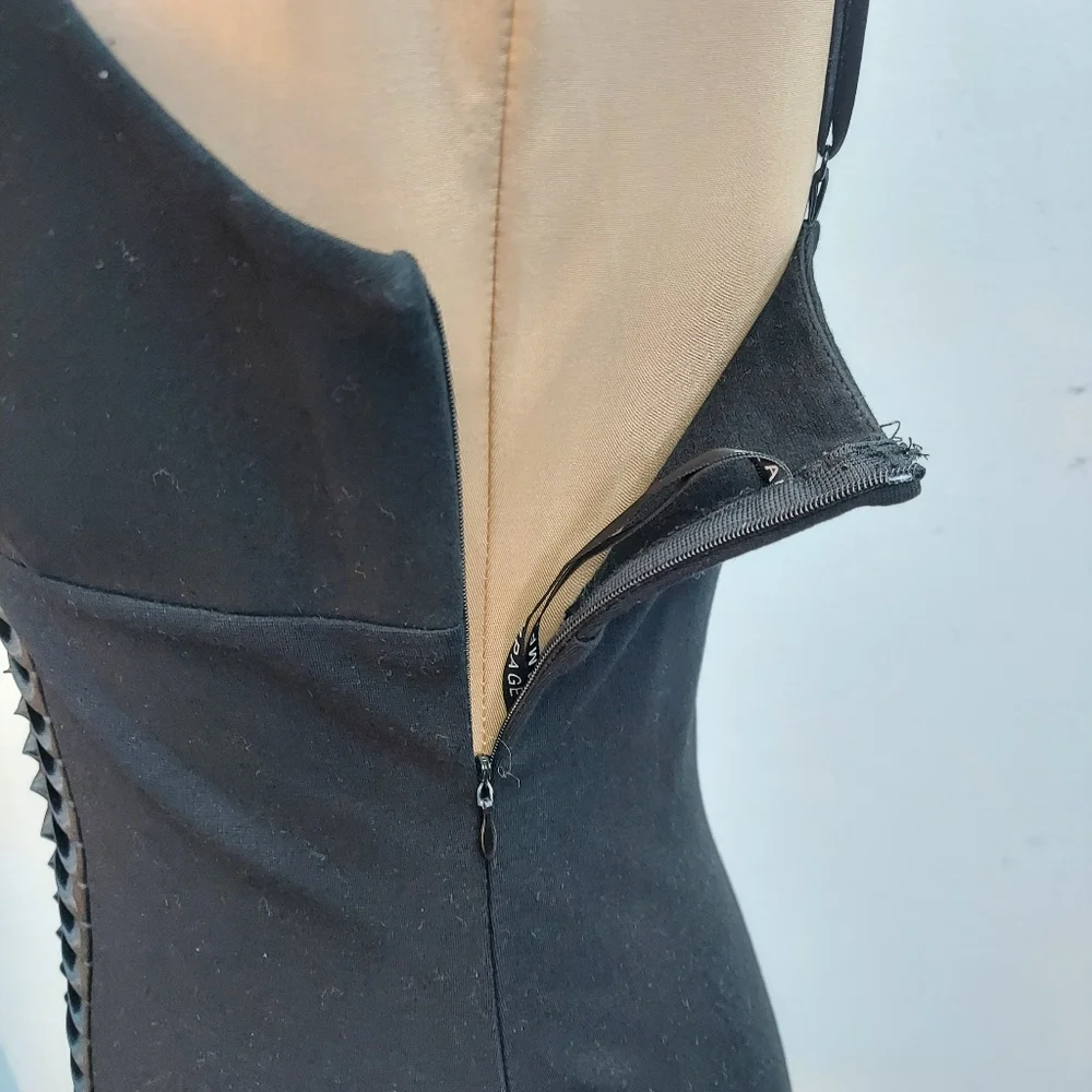 Rampage Sleeveless Little Black Dress, Womens sz M, Cocktail - Picture 8 of 12